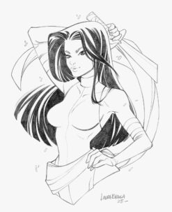 Psylocke - Pencil on paper